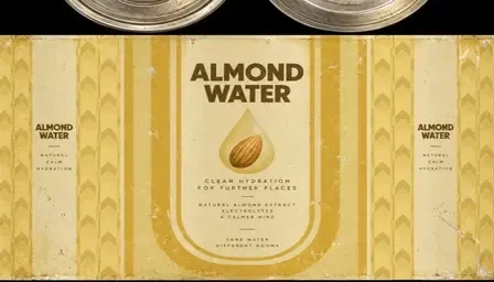 Level 0 Almond Water collectible can artwork